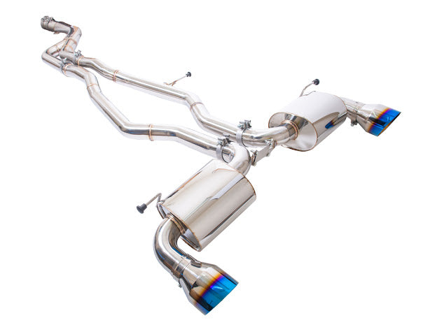 2020-PRESENT TOYOTA GR SUPRA A90 A91 | NON RESONATED CAT BACK EXHAUST WITH BURNT BLUE TIPS