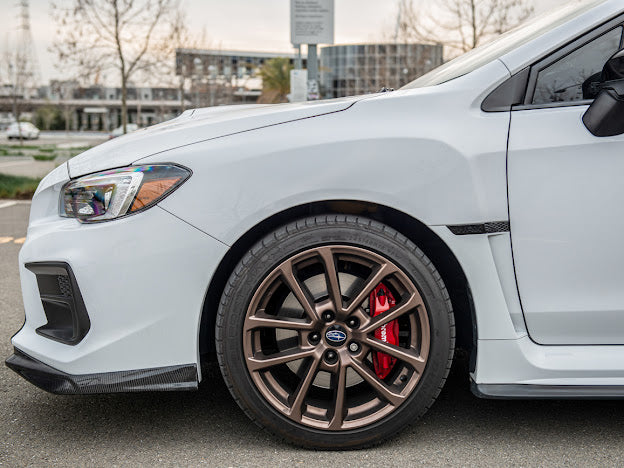 2018-2021 SUBARU WRX / STI | VRS STYLE CARBON FIBER FRONT SPLITTER LIP GROUND EFFECT