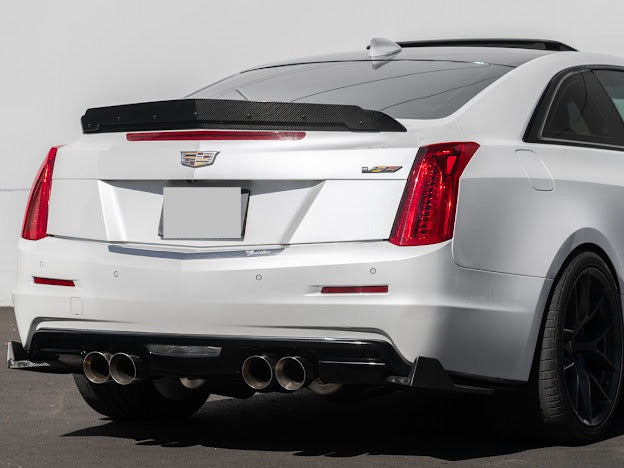 2016-2019 ATS-V COUPE  | Wickerbill Trunk Spoiler Wing Carbon Fiber