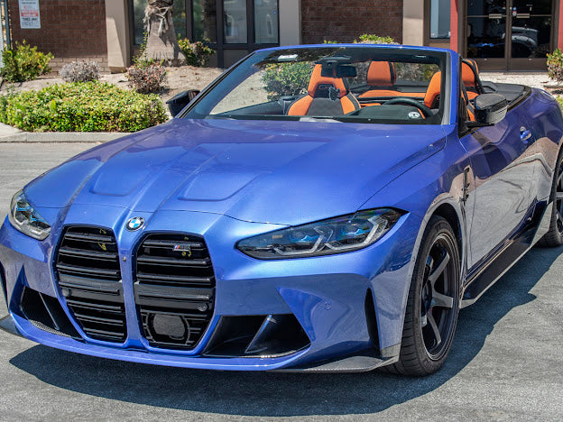 2021-Up BMW G82 / G83 M4 | Factory Extended Style Carbon Fiber Front Lip Splitter Pair Ground Effects