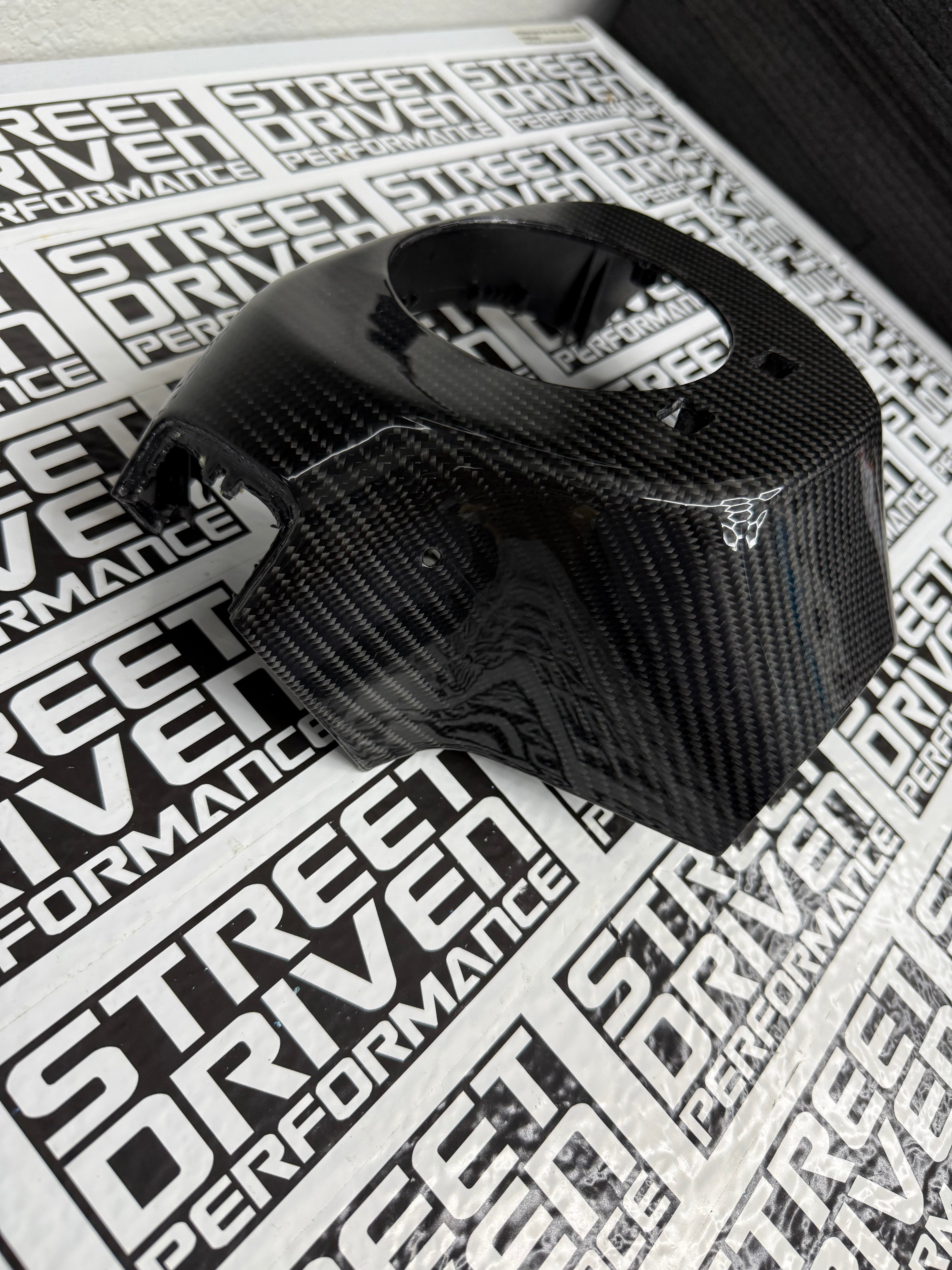 2016- 2019 Cadillac CTS CTS-V V3 & ATS ATS-V | Carbon Fiber Rear Cover Trim for Steering Wheel