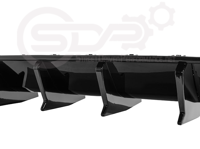 2020-UP DODGE CHARGER WIDEBODY | SRT PERFORMANCE TRACK STYLE REAR BUMPER DIFFUSER