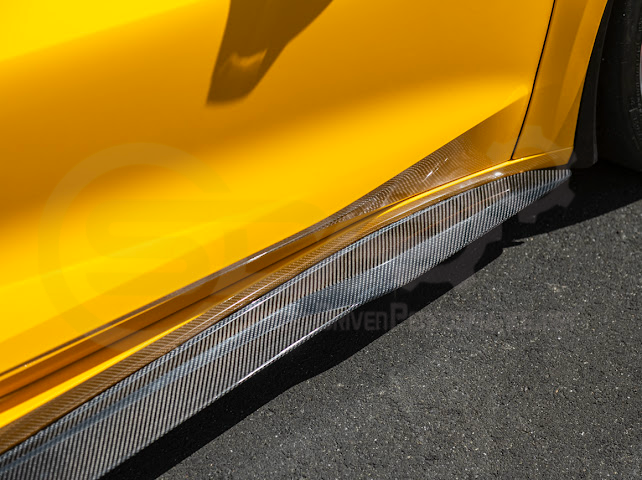 2023-UP CHEVROLET CORVETTE C8 Z06 & E-RAY | SDP PERFORMANCE TRACK STYLE CARBON FIBER SIDE SKIRTS ROCKER PANEL GROUND EFFECTS