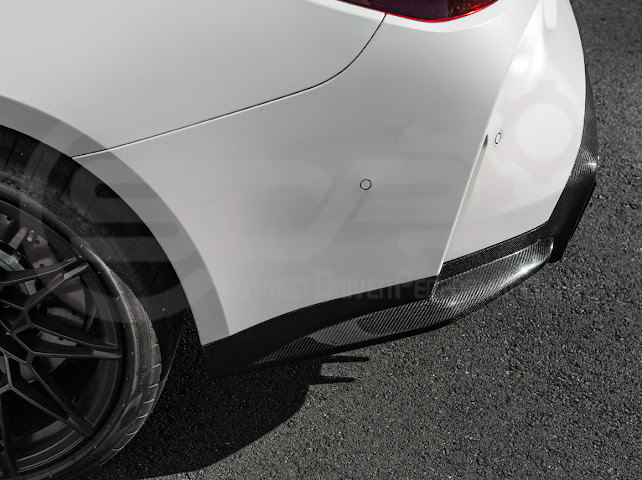 2021-PRESENT BMW G82/G83 M4 | 3D STYLE CARBON FIBER REPLACEMENT 3PCS REAR DIFFUSER APRON