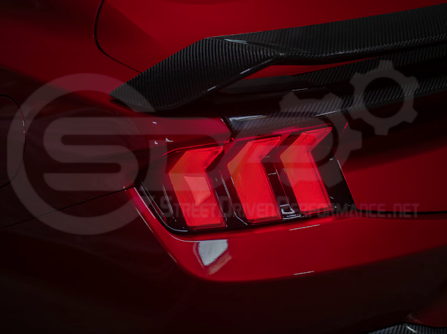 2024-Up Ford Mustang S650 | EURO Style Sequential Signal LED Clear Lenses Rear Taillights Pair