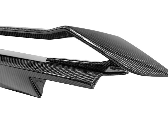 2024-Up Ford Mustang S650 | GT Style CARBON FIBER Rear Trunk Lid Wing & Spoiler Panel