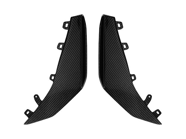 2023+ CHEVROLET CORVETTE C8 Z06 & E-RAY | CARBON FIBER FRONT SIDE CANARDS