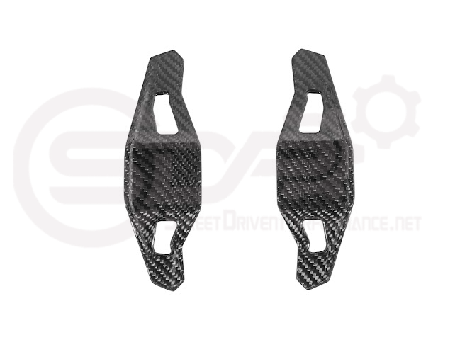 2020-UP CHEVROLET CORVETTE C8 | Lamborghini Style CARBON FIBER Steering Wheel Paddle Shifters