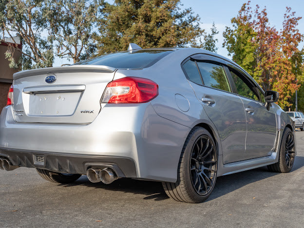 2015-2021 SUBARU WRX STI | MUFFLER DELETE QUAD TIPS CAT-BACK EXHAUST WITH CHROME TIPS