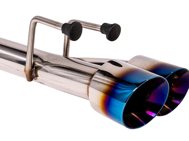 2018-2024 Toyota Camry SE | T-304 Muffler Delete Single Exit Axle Back Exhaust (Chrome or Burnt Blue Tips)