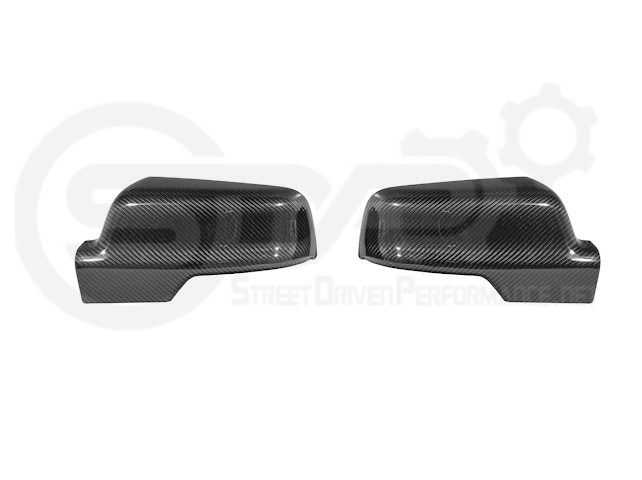2019-UP RAM 1500 | FACTORY STYLE DRY CARBON FIBER TAPE ON SIDE MIRROR CAP COVERS PAIR