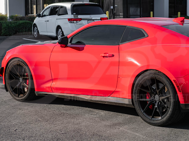 2016-2024 6TH GEN CAMARO ZL1 SIDE SKIRTS ROCKER PANLES GROUND EFFECTS