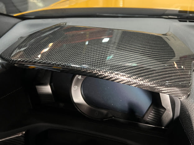 2020-up Toyota GR Supra A90 A91 |Factory Style Carbon Fiber Dashboard Instrument Panel Cover