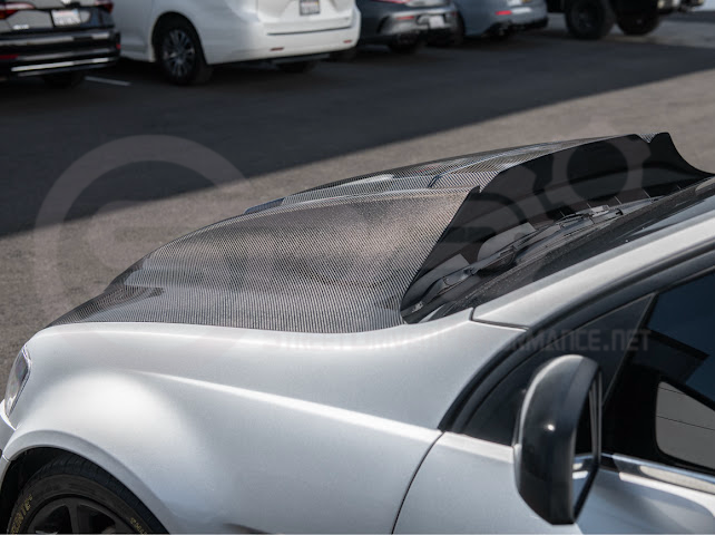 2008-2009 PONTIAC G8 CARBON FIBER ZR1 STYLE FRONT VENTED COWL HOOD