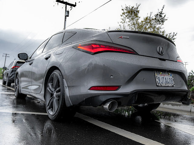 2022+ HONDA CIVC 1.5T & 2023+ ACURA INTEGRA 1.5T | MUFFLER DELETE AXLE BACK EXHAUST KIT (CHROME TIPS OR BURNT BLUE TIPS)