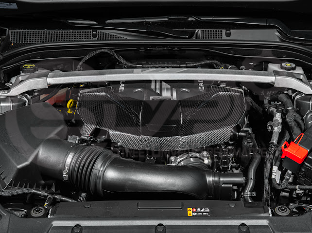 2022-UP CADILLAC CT5-V BLACKWING | DRY CARBON FIBER REPLACEMENT FRONT ENGINE COVER