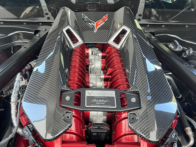 2023+ CORVETTE C8 Z06 CARBON FIBER ENGINE COVER