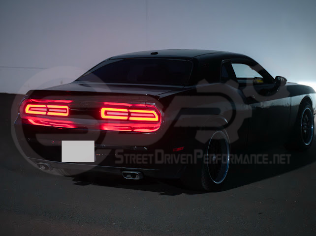 2008-2014 DODGE CHALLENGER | FACELIFTED SEQUENTIAL SIGNAL LED CLEA REAR TAILLIGHTS (PAIR)