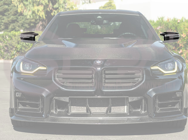 2021-UP BMW G87 M2 G80 M3 G82 M4 | FACTORY STYLE DRY CARBON FIBER MIRROR CAP REPLACEMENT PAIR