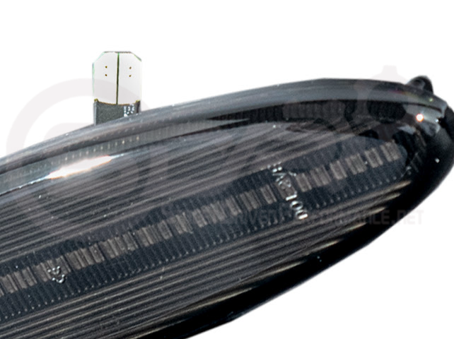 1997-2004 Chevrolet Corvette C5 | Rear Bumper Clear / Red / Black Lens Red LED Side Marker Lights Pair
