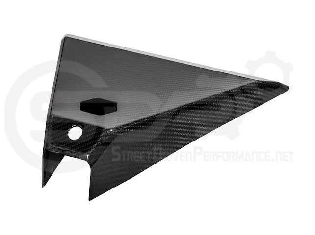 2024-Up Tesla Cybertruck | Interior DRY Carbon Fiber Rear View Mirror Upper Trim Cover