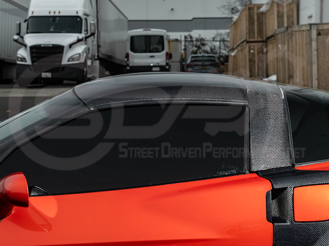 2005-2013 C6 Corvette - Carbon Fiber B-Pillar / Halo Cover