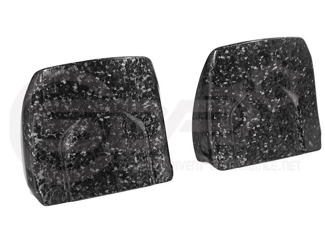 2009-2015 Cadillac CTS/CTS-V V2 CARBON FIBER SEAT BACK PANEL COVER REPLACEMENT PAIR