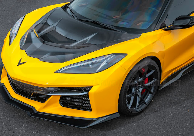 2023-Up Corvette C8 Z06 | Z07 Extended Package CARBON FIBER Front Lip Splitter Ground Effects