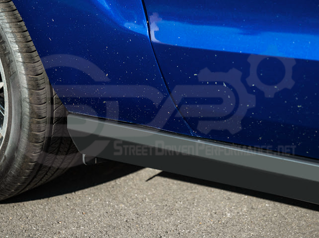 2010-2014 FORD S197 MUSTANG | GT500 STYLE SIDE SKIRTS EXTENSION PAIR ROCKER PANELS GROUND EFFECTS
