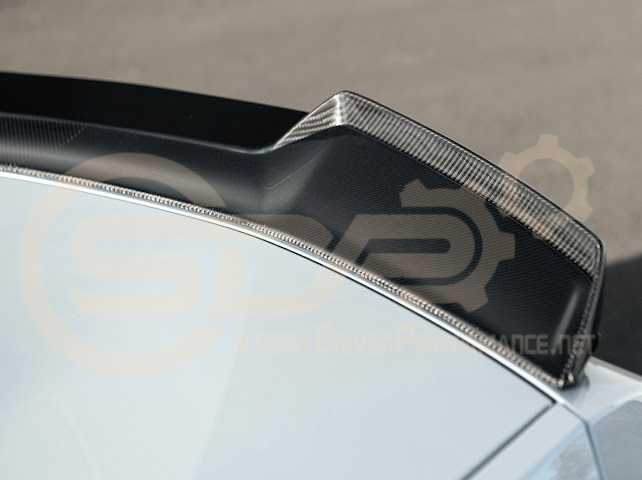 2023-Up Corvette C8 Z06 | Jake Skull Logo Rear Wickerbill Spoiler Wing