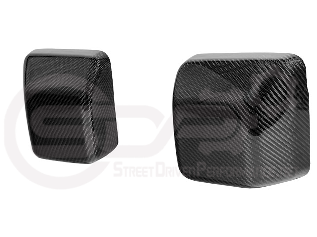 2018-UP JEEP WRANGLER GLADIATOR CARBON FIBER MIRROR CAP COVERS PAIR