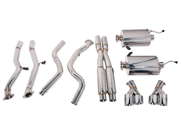 2016-PRESENT CHEVROLET CAMARO V8 COUPE QUAD TIPS CAT BACK EXHAUST