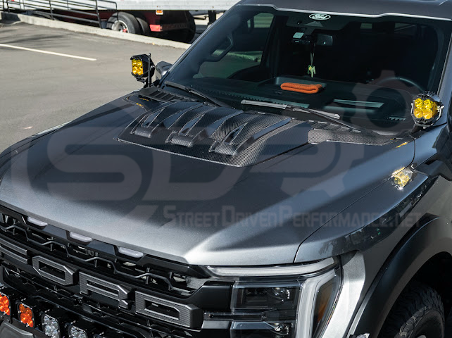 2021-UP FORD F-150 RAPTOR CARBON FIBER FRONT HOOD