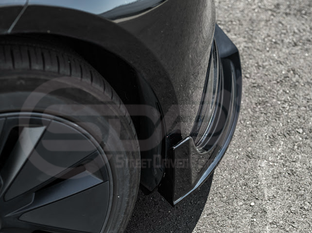 2024-UP TESLA MODEL 3 TRACK STYLE FRONT LIP SPLITTER GROUND EFFECTS