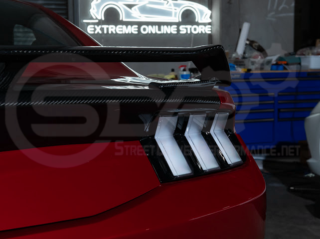 2024-Up Ford Mustang S650 | EURO Style Sequential Signal LED Clear Lenses Rear Taillights Pair