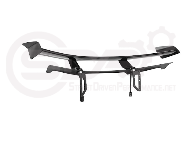2020-UP CORVETTE C8 STINGRAY & Z51 | ZR1 STYLE CARBON FLASH REAR HIGH WING SPOILER BRACKET