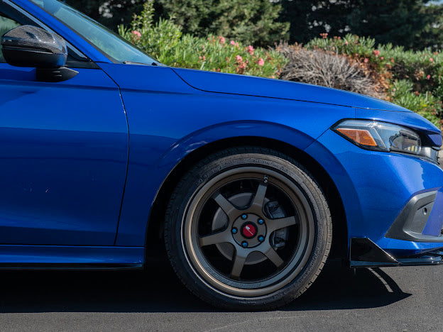 2022-UP HONDA CIVIC | SDP PERFORMANCE STYLE FRONT BUMPER LIP SPLITTER GROUND EFFECTS