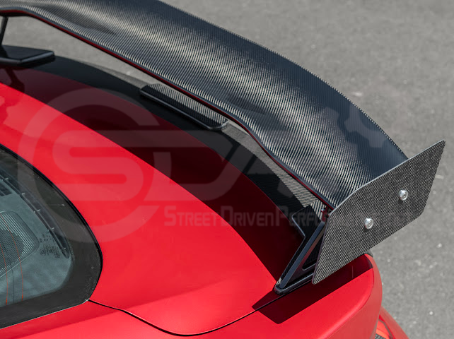 2024-UP FORD MUSTANG S650 COUPE | APR STYLE CARBON FIBER REAR HIGH WING SPOILER