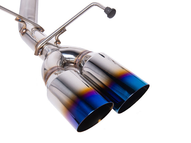 2022-UP SUBARU WRX | AXLE BACK MUFFLER DELETE DOUBLE WALL 4" QUAD TIPS EXHAUST (CHROME OR BURNT BLUE TIPS)