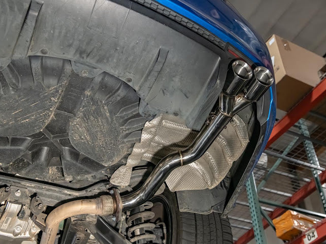 2008-2009 Pontiac G8 | T-304 Steel Muffler Delete Axle Back 3" Quad Tips Exhaust