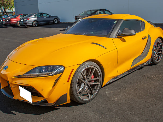 2020-Up Toyota GR Supra A90 A91 | CARBON FIBER Side Skirts Rocker Panels Ground Effects
