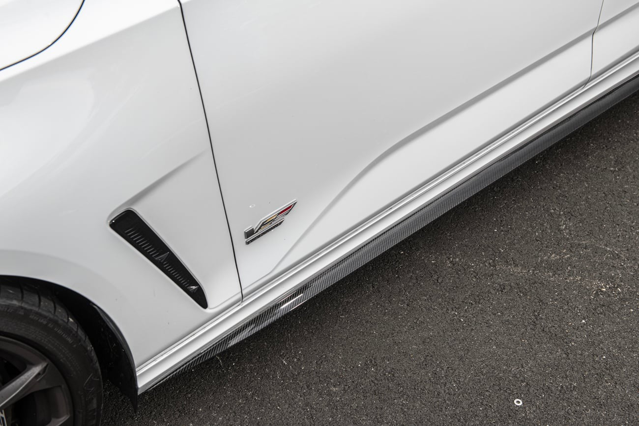2020+ Cadillac CT4 / CT4-V / CT4-V Blackwing | Carbon Fiber Side Skirts Rocker Panels Ground Effects