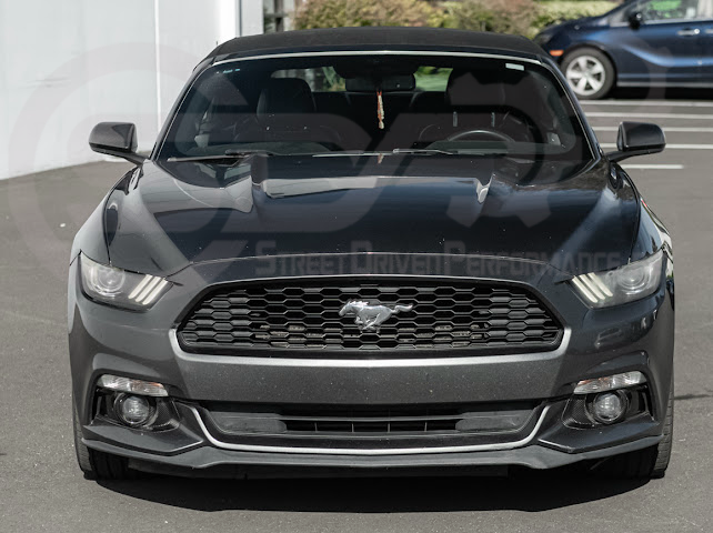 2015-2023 FORD MUSTANG S550 | CARBON FIBER FRONT BUMPER FOG LIGHT BEZEL COVER PAIR