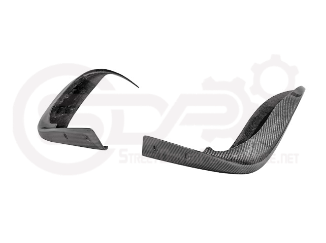 2005-2013 Chevrolet Corvette C6 |Z06 ZR1 STYLE CARBON FIBER Front & Rear Splash Guard Mud Flaps