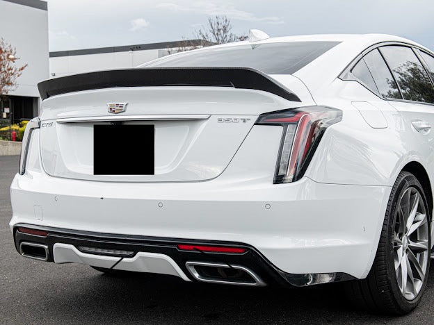 2020-Present Cadillac CT5 Sport / CT5-V / CT5-V Blackwing | CARBON FIBER Blackwing Style Spoiler Wing