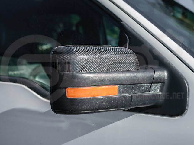 2009-2014 Ford F-150 Raptor SVT | Factory Style Carbon Fiber Mirror Covers Replacement