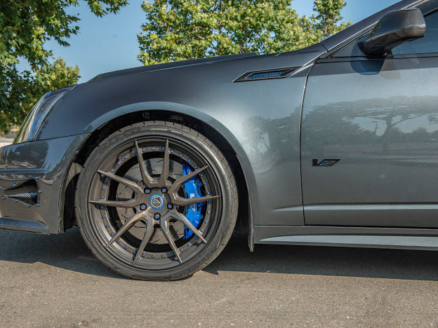 2009-14 CADILLAC CTS-V V2 |CARBON FIBER SPLASH GUARDS / MUD FLAPS
