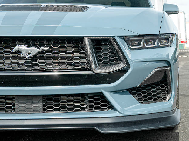 2024-UP FORD MUSTANG S650 | FRONT UPPER & LOWER SIDE GRILLE INSERTS PAIR