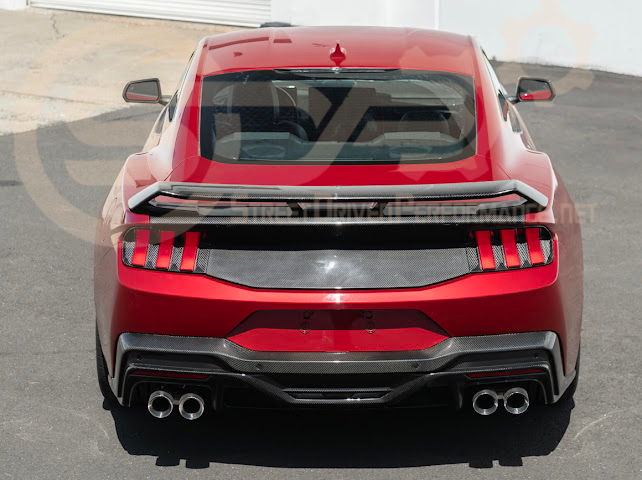 2024-UP FORD MUSTANG S650 | CARBON FIBER REAR TRUNK PANEL COVER TRIM