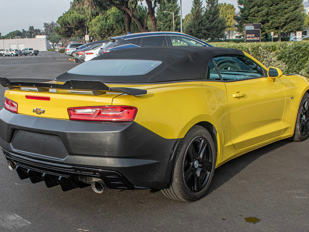 2016-Up 6th Gen Camaro - "ZL1 Performance Package" Rear Trunk Wing Wickerbill Spoiler - for all models